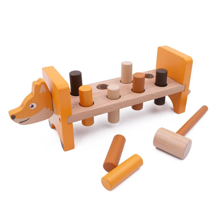 Inside Out Toys Woodland Fox Hammer Bench