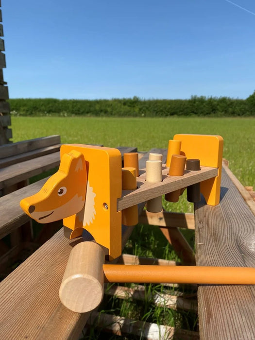 Inside Out Toys Woodland Fox Hammer Bench