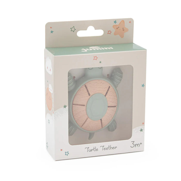 Inside Out Turtle Teether In Sea Green