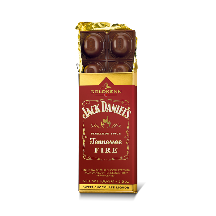 GoldKenn Jack Daniel's Tennessee Fire Liqueur Chocolate Bar