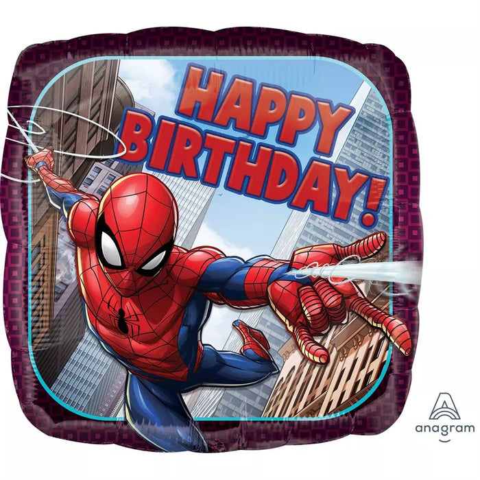 Jackson's Anagram Spider-Man Birthday Balloon 18"