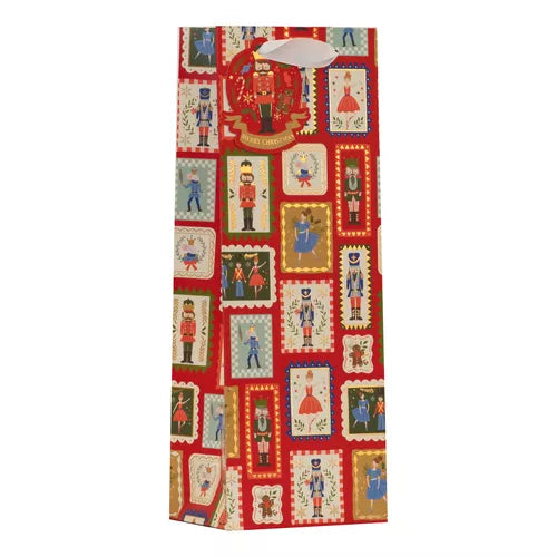 Jackson's Christmas By Violet Christmas Nutcracker Bottle Bag