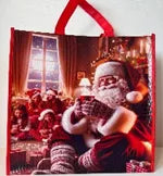 Jackson's Christmas Traditional Santa Mini Square Jumbo Gift Bag