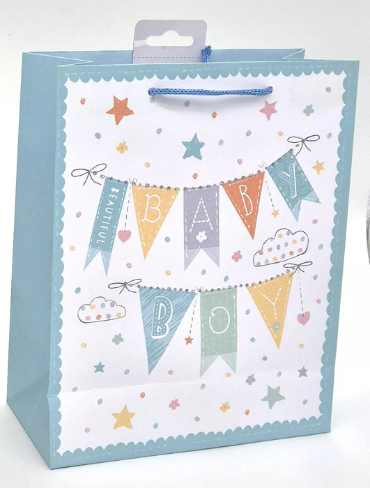 Jackson's Giftmaker Extra Large Gift Bag - Bunting Baby Boy