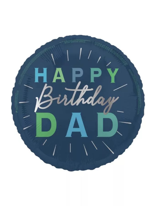 Jackson's Happy Birthday Dad Balloon 18"