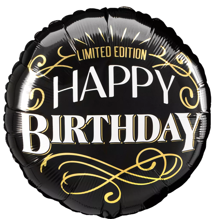Jackson's Limited Edition Happy Birthday Balloon 18"