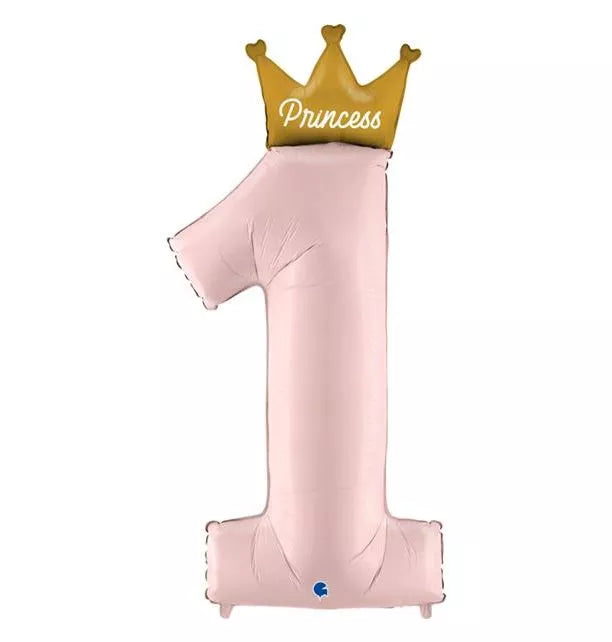Jackson's Super Shape My 1st Birthday Princess Birthday Balloon
