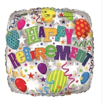Jackson's Simon Elvin Retirement Balloon