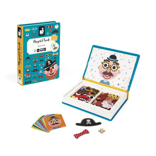 Janod Magneti'Book Boy's Crazy Faces Game