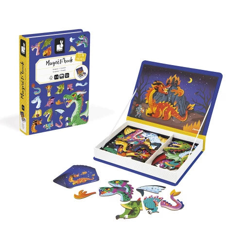 Janod Magneti'Book Dragons Game