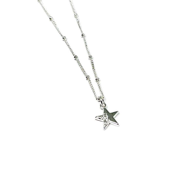 Clementine Jessie Star Necklace - Silver