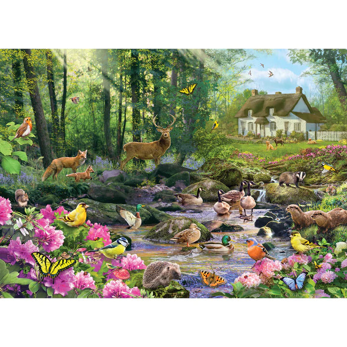 Gibsons Woodland Glade 1000pc Jigsaw Puzzle