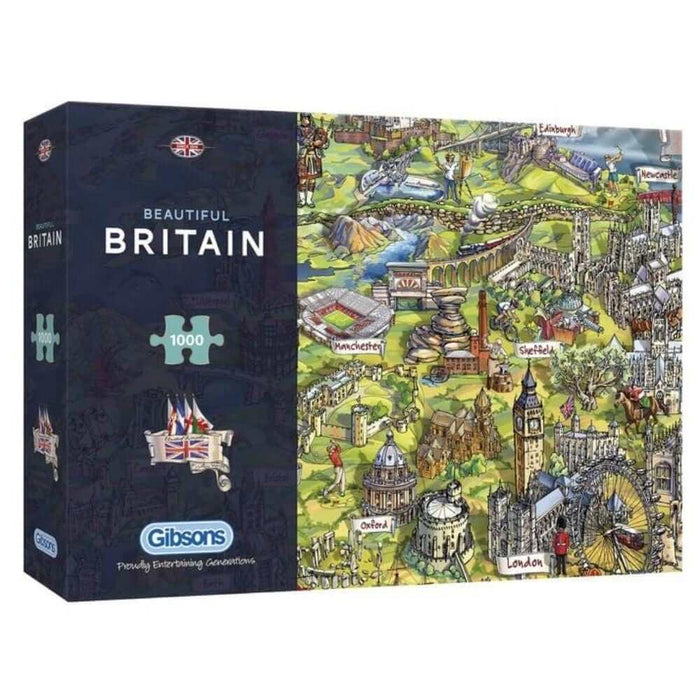 Gibsons Beautiful Britain 1000pc Jigsaw Puzzle