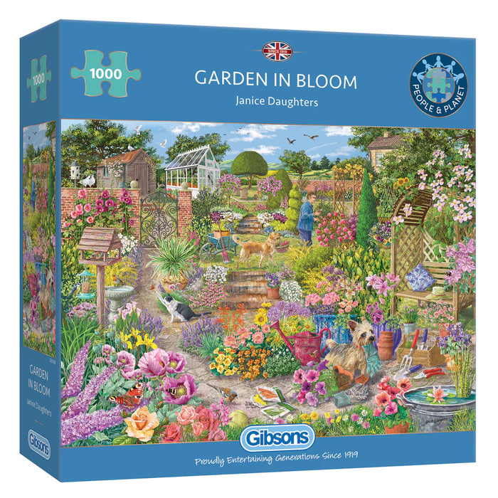 Gibsons Gardens In Bloom 1000pc Jigsaw Puzzle