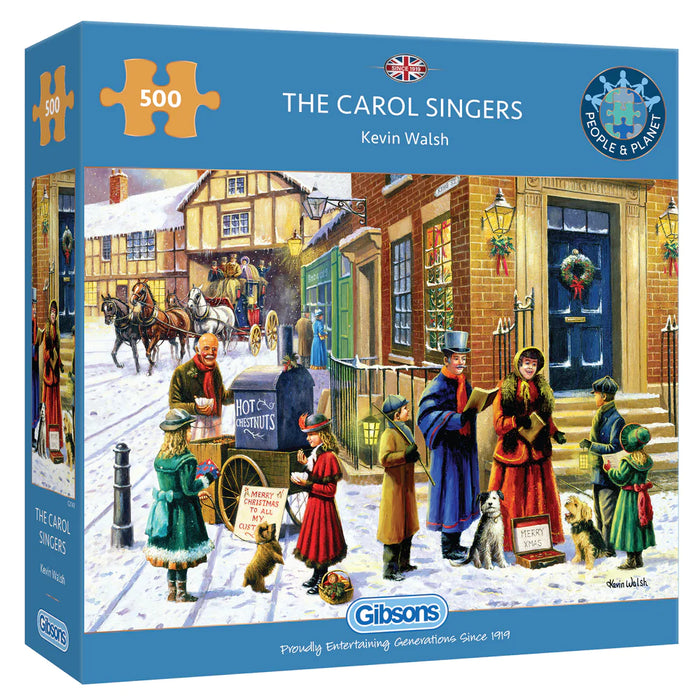 Gibsons The Carol Singers Jigsaw Puzzle 500 Piece