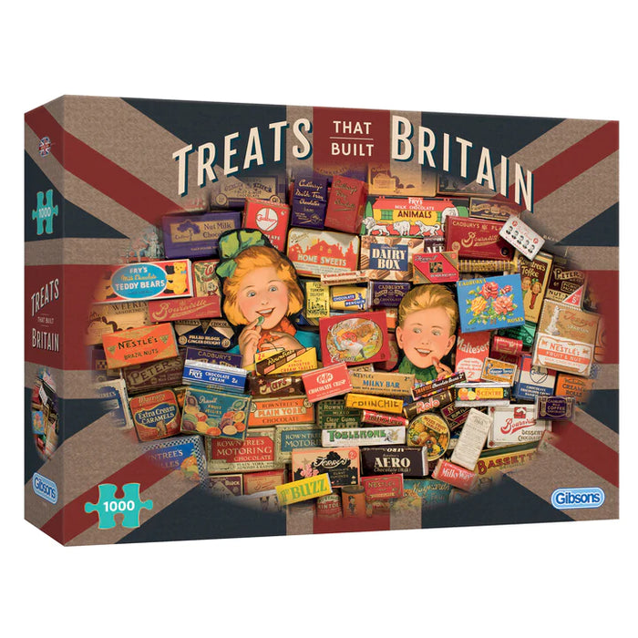 Gibsons Treats That Built Britain 1000pc Jigsaw Puzzle