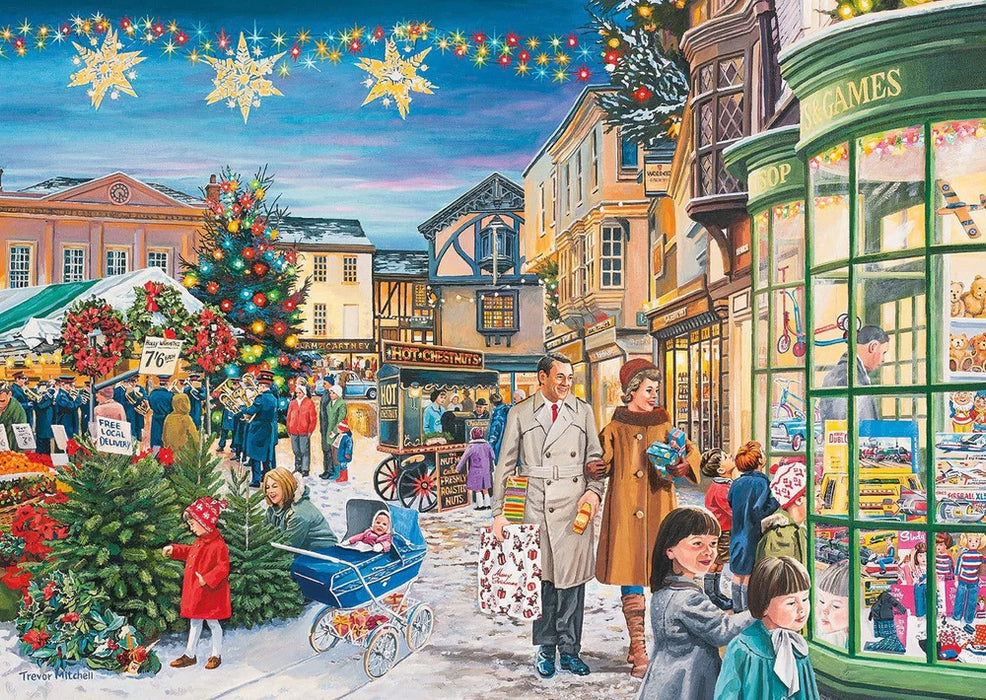 Gibsons Magic Of Christmas 4x500 Piece Jigsaw Puzzle