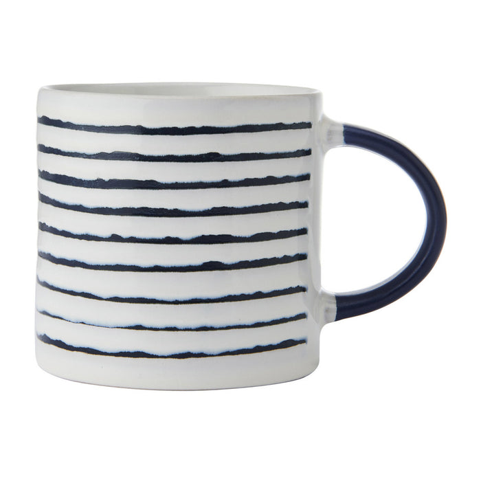 Mikasa Striped Stoneware Mug 390ml