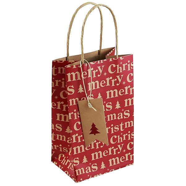 Merry Xmas Text Bag Perfume