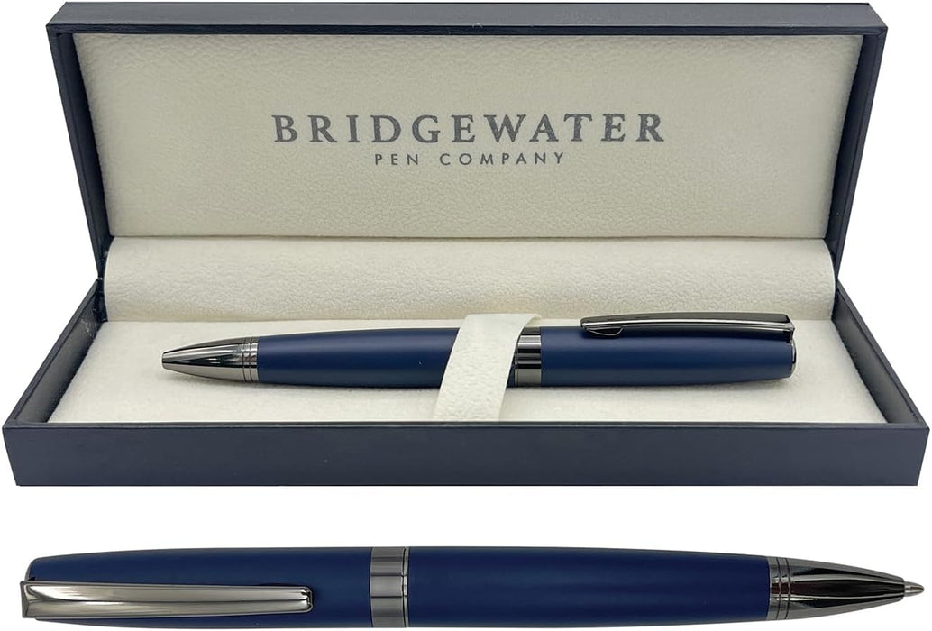 Bridgewater Hereford Navy & Gunmetal Ball Pen