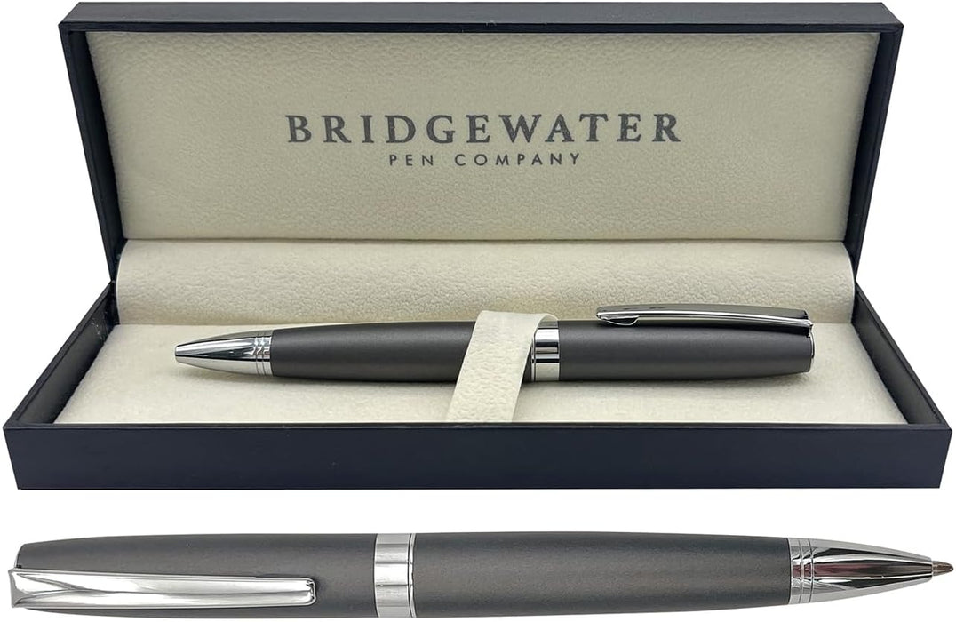 Bridgewater Hereford Grey & Chrome Ball Pen