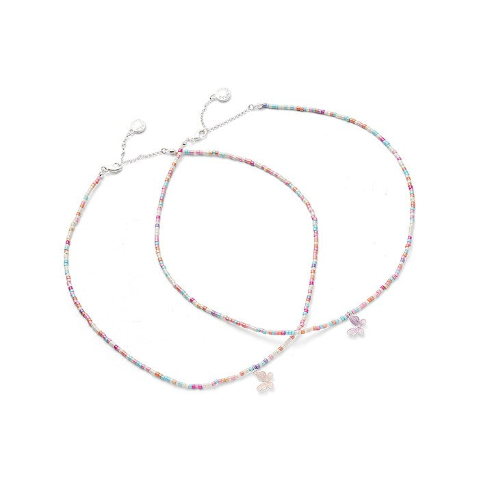 Equilibrium Girls Butterfly Magic Silver Plated Necklace