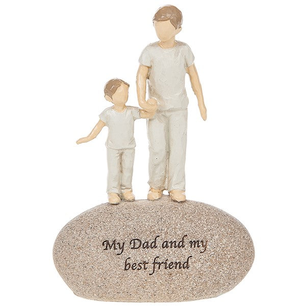 Sentiment Stones Dad Rocks Dad & Son — Maple Gifts