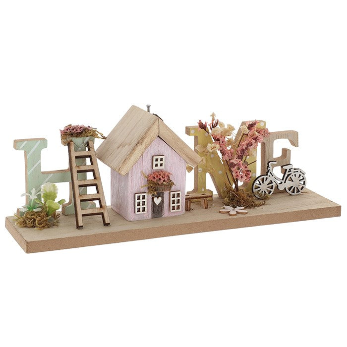 Spring Folk Art Home Plaque