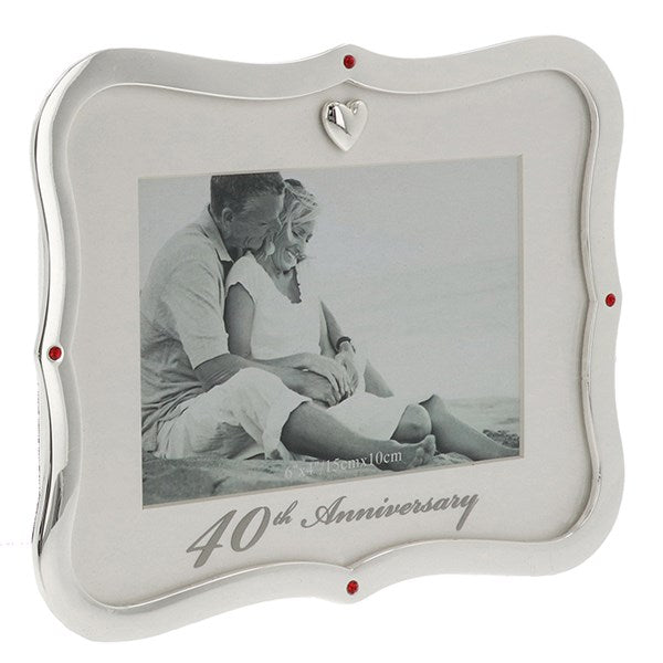 Celebration Frames 40th Anniversary Picture Frame 4x6