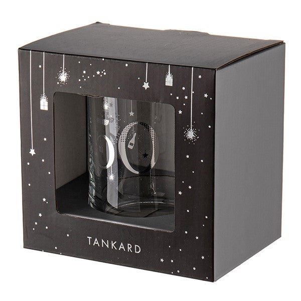 Star Birthday Collection Glass Tankard 50th