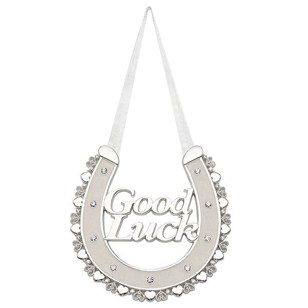 Equilibrium Wedding Silver Plated Horseshoe Good Luck