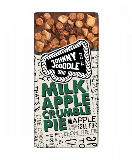 Johnny Doodle Milk Apple Crumble Pie