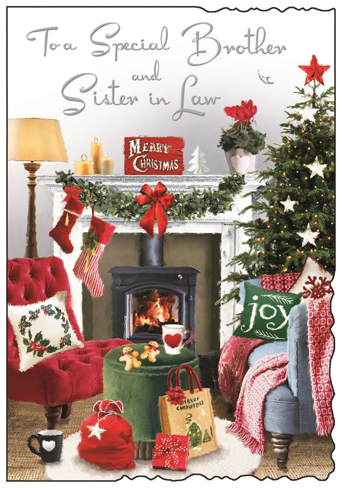 Jonny Javelin 'Brother & Sister in Law Living Room' Christmas Card