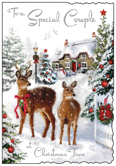 Jonny Javelin 'Special Couple Deer' Christmas Card