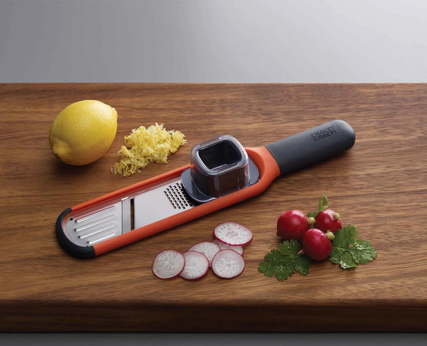 Joseph Joseph Handi-Grate™ Orange 2-in-1 Mini Grater & Slicer