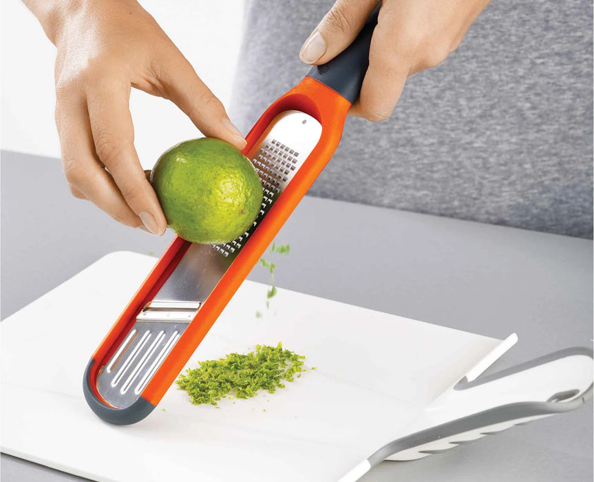 Joseph Joseph Handi-Grate™ Orange 2-in-1 Mini Grater & Slicer