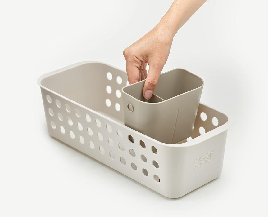 Joseph Joseph EasyStore™ Slimline Ecru Bathroom Storage Basket