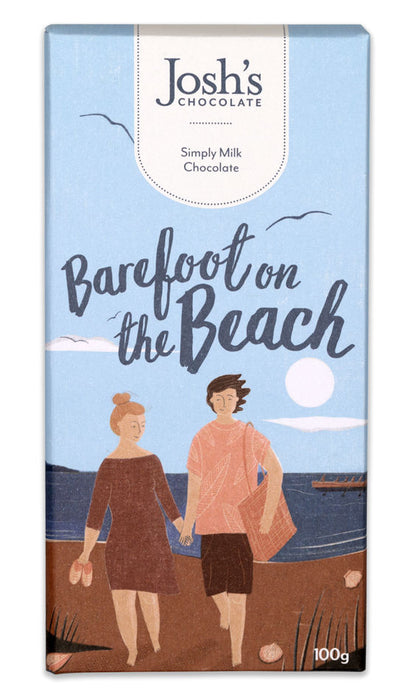 Josh's Chocolate Barefoot On The Beach Simply Milk Chocolate Bar