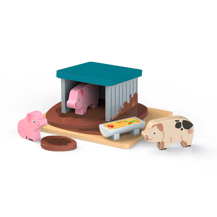 Jumini Farm Pig Sty Shed Set