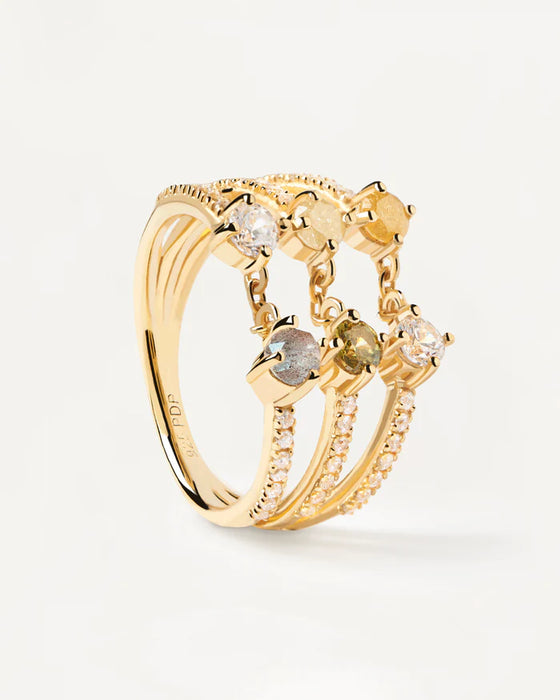 PDPAOLA Juno Ring Gold Size 16