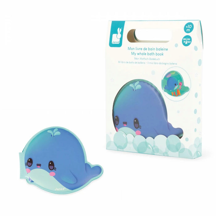 Juratoys Janod My Whale Bath Book