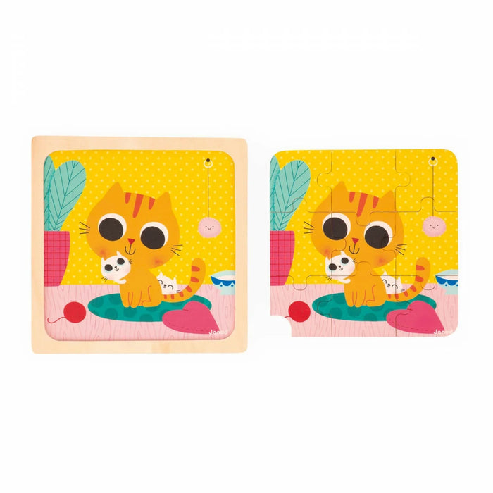 Juratoys Wooden Peanut The Cat Puzzle