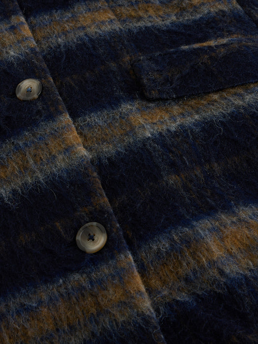 White Stuff Women's Karla Check Wool Coat In Blue Multi