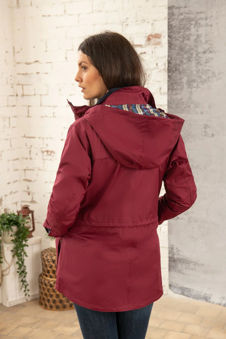 Lighthouse Women's Kendal Raincoat In Berry