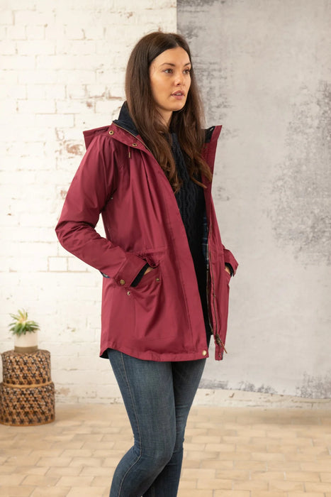 Lighthouse Women's Kendal Raincoat In Berry