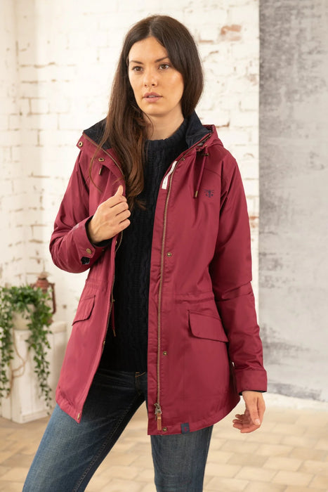 Lighthouse Women's Kendal Raincoat In Berry