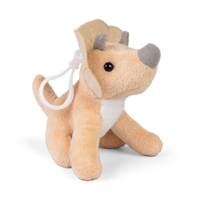 Keycraft Little Living Nature Clips Dinosaur Stuffed Animals Keyrings