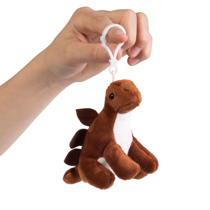 Keycraft Little Living Nature Clips Dinosaur Stuffed Animals Keyrings
