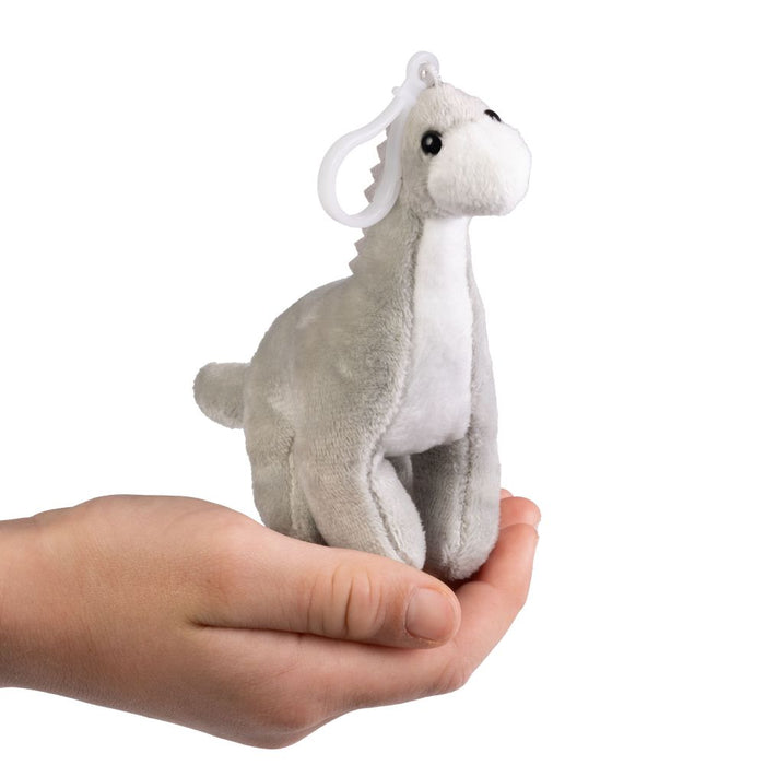 Keycraft Little Living Nature Clips Dinosaur Stuffed Animals Keyrings