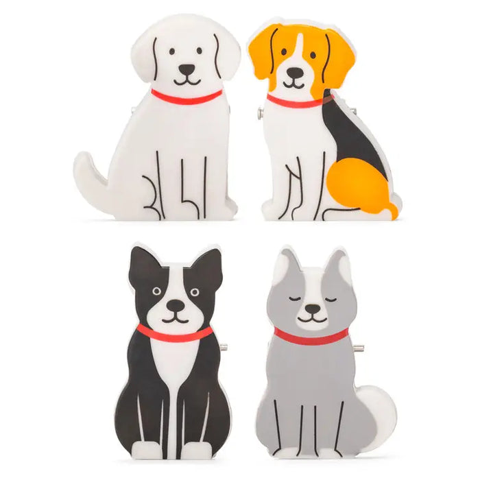 Kikkerland Happy Pup Bag Clips
